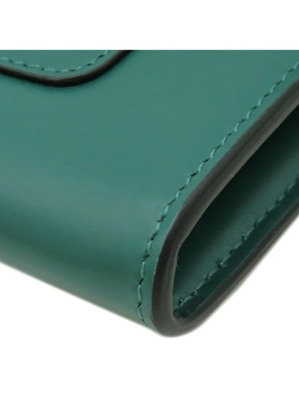 Bvlgari Wallet Serpenti Forever Large Calfskin Green Gold Bifold Billfold